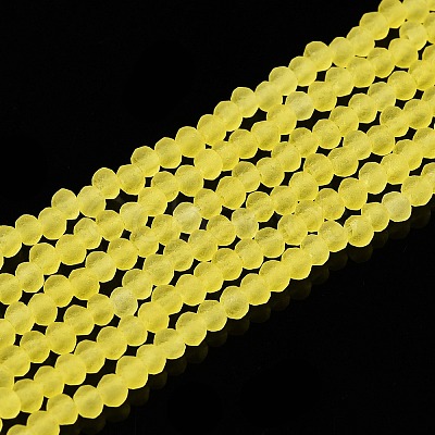 Transparent Glass Beads Strands LS-EGLA-A044-T1mm-MD29-1