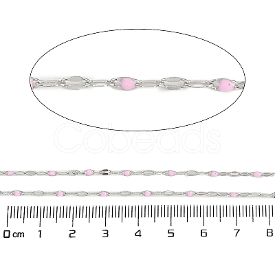 Brass Dapped Chains AJEW-Q153-02P-13-1