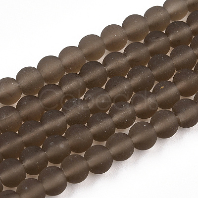 Transparent Glass Beads Strands GLAA-T032-T4mm-MD02-1