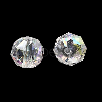 Electroplate Transparent Round Glass Beads GL-CBA6A73-AB03-1