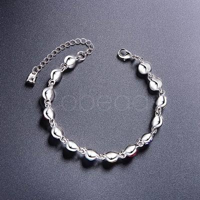 SHEGRACE Alloy Link Bracelets JB77B-1