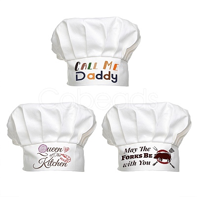 Custom Cotton Chef Hat AJEW-WH0243-002-1