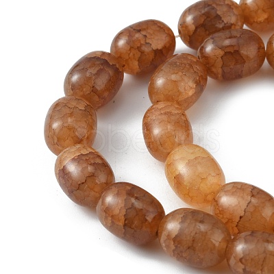 Imitation Cracked Jade Glass Beads GLAA-WH0032-05A-1