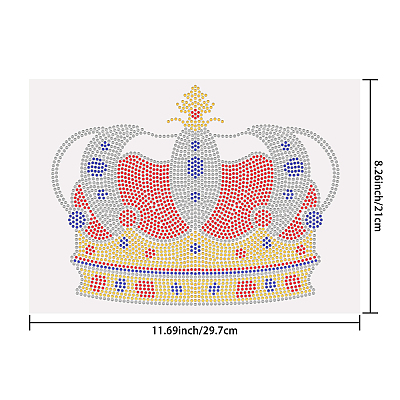 Glass Hotfix Rhinestone DIY-WH0303-123-1