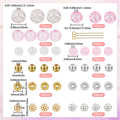 DIY Jewelry Making Findings Kits DIY-SP0002-82E-1