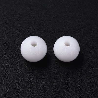 Opaque Acrylic Beads LS-X-MACR-S370-C10mm-01-1