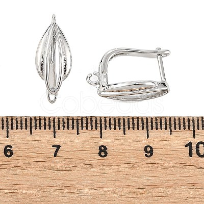 SHEGRACE Brass Hoop Earring Findings XGRQ79455-939P-1