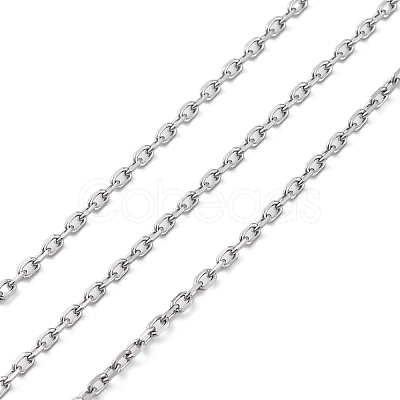 304 Stainless Steel Cable Chains CHS-M009-12P-03-1