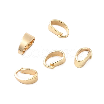 Brass Snap on Bails KK-G542-07G-1