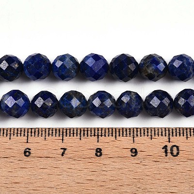 Natural Lapis Lazuli Beads Strands G-S345-8mm-24-1