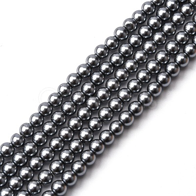 Eco-Friendly Grade A Glass Pearl Beads HY-J002-6mm-HX021-1