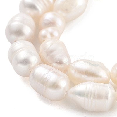 Natural Cultured Freshwater Pearl Beads Strands PEAR-P062-08A-1