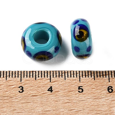 Handmade Lampwork European Beads LA-CBA0C61-01I-1