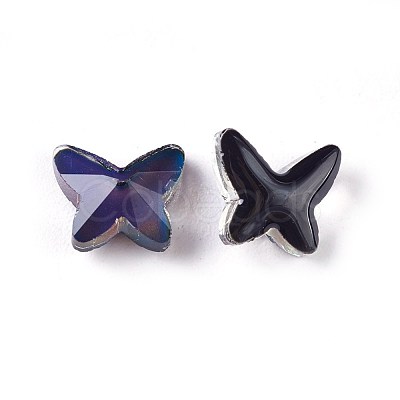 Faceted Glass Cabochons GLAA-E411-08-1