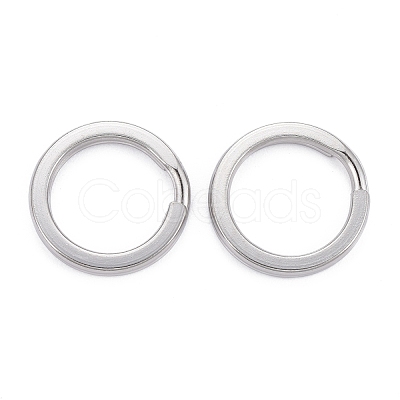 Tarnish Resistant 304 Stainless Steel Keychain Clasps X-KEYC-D049-05-1