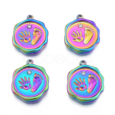 304 Stainless Steel Pendants STAS-N098-159M-1