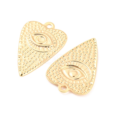 Rack Plating Brass Pendant Cabochon Setting KK-M261-30G-1