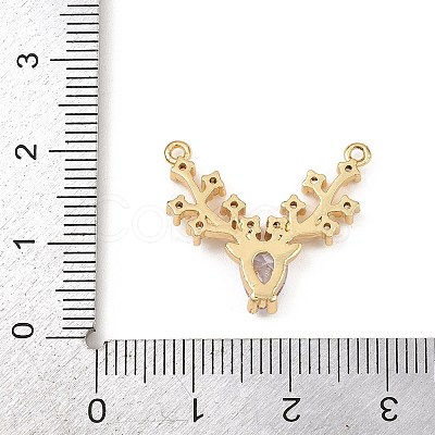 Brass Micro Pave Cubic Zirconia Pendants KK-F919-29G-03-1
