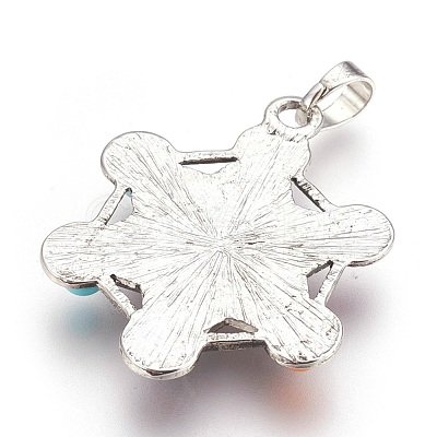 Natural & Synthetic Gemstone Pendants KK-F756-05D-1