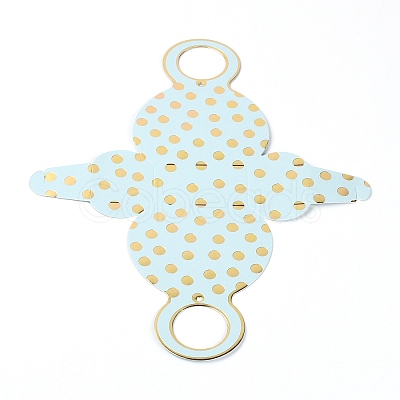 Handbags Shape Polka Dot Pattern Paper Candy Gift Fold Bags X1-BT-TAC0001-02A-1