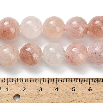 Natural Pink Morganite Beads Strands G-H335-B01-14mm-1