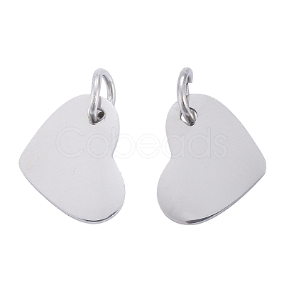 Tarnish Resistant 201 Stainless Steel Stamping Blank Tag Charms STAS-S105-T618-1-1