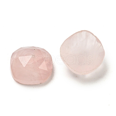 Natural Rose Quartz Cabochons G-M431-01I-1