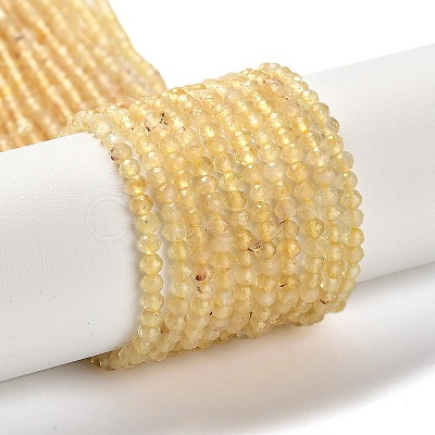 Natural Citrine Beads Strands G-Z074-A03-01-1