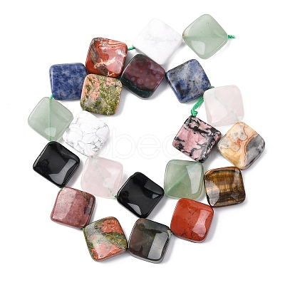 Natural Mixed Gemstone Beads Strands G-H340-01-1