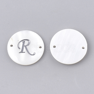 Freshwater Shell Links connectors SHEL-S274-22R-P-1