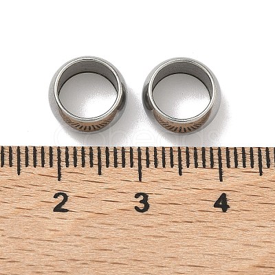Tarnish Resistant 304 Stainless Steel Beads X-STAS-E036-17-1