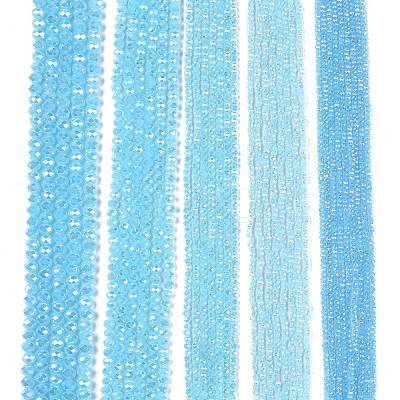 Electroplate Glass Beads Strands LS-EGLA-A044-J3mm-B04-1