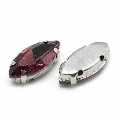 Sew on Rhinestone RGLA-T034-9x18mm-18-1