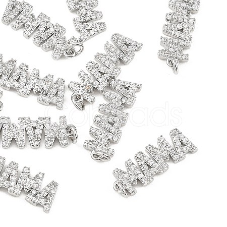 SHEGRACE Mother's Day Brass Clear Cubic Zirconia Pendants XGRQ1R698-359P-1
