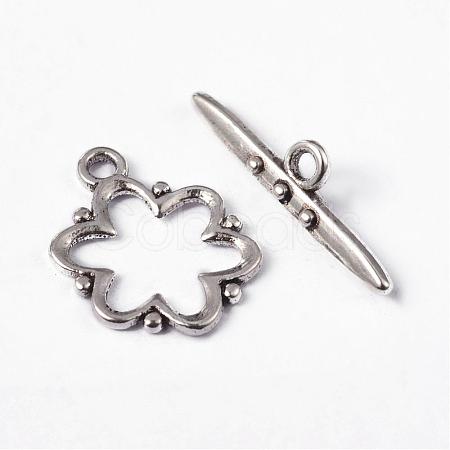 Alloy Toggle Clasps X-EA777Y-1