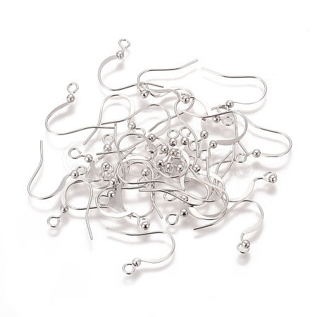 Brass French Earring Hooks KK-Q369-P-1