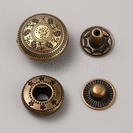 Alloy Snap Button FIND-WH0421-74A-1