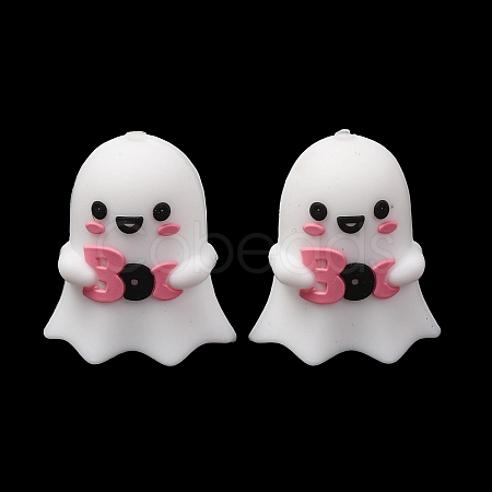 Halloween Silicone Focal Beads SL-CBADC51-02-1