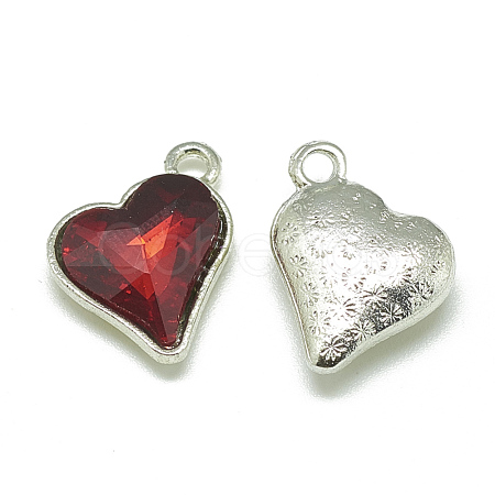 Alloy Glass Pendants PALLOY-T040-12mm-07-1