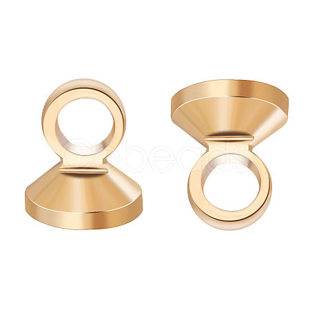 Brass Pendant Bails KK-BC0003-85G-1