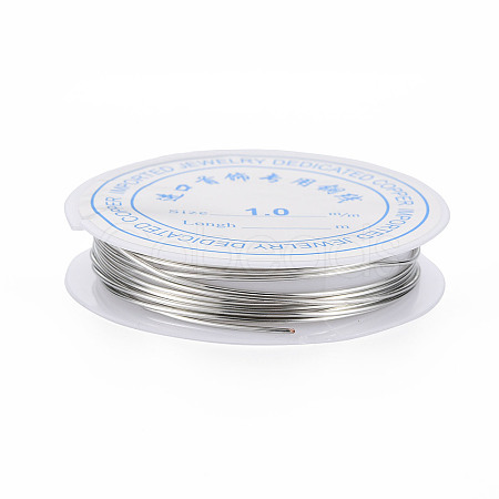 Round Copper Jewelry Wire X-CWIR-S002-1.0mm-01-1