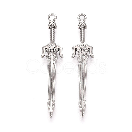 304 Stainless Steel Pendants X-STAS-N114-61P-1