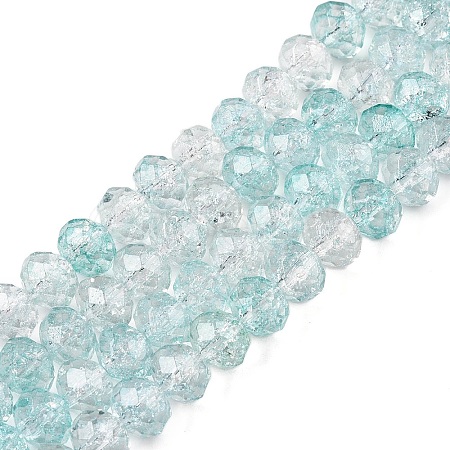 Transparent Glass Beads Strands GLAA-T023-8mm-A01-1