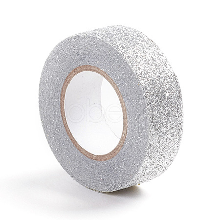 Glitter Foil Masking Tapes DIY-WH0167-10B-1