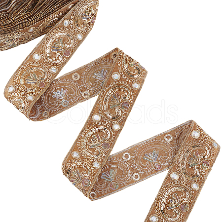 Ethnic Style Polyester Ribbon for Sewing Decoration OCOR-WH20007-26C-1