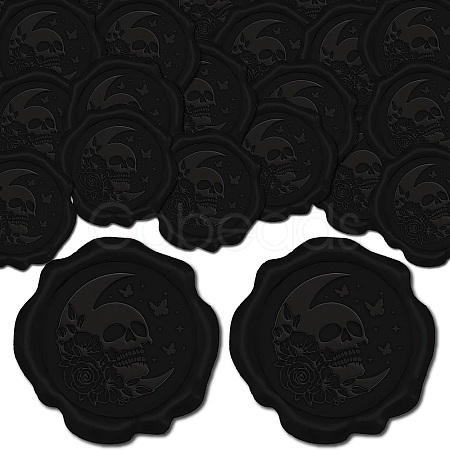 100pcs Adhesive Wax Seal Stickers DIY-CP0009-71C-1