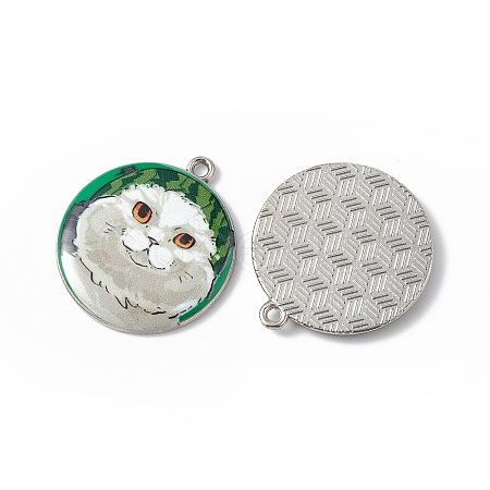 Printed Alloy Pendants ENAM-P246-03P-06-1