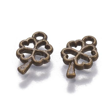 Tibetan Style Alloy Charms TIBEP-A24591-AB-1