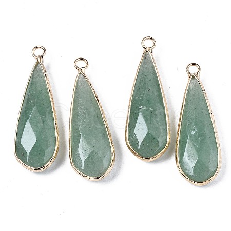 Natural Green Aventurine Pendants X-G-S359-319A-1