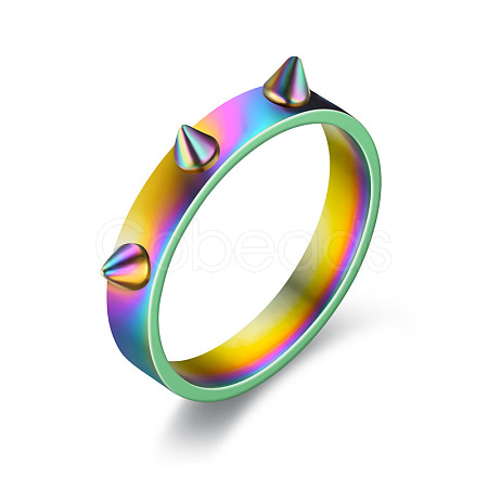 201 Stainless Steel Finger Rings FS-WG9177F-12-1
